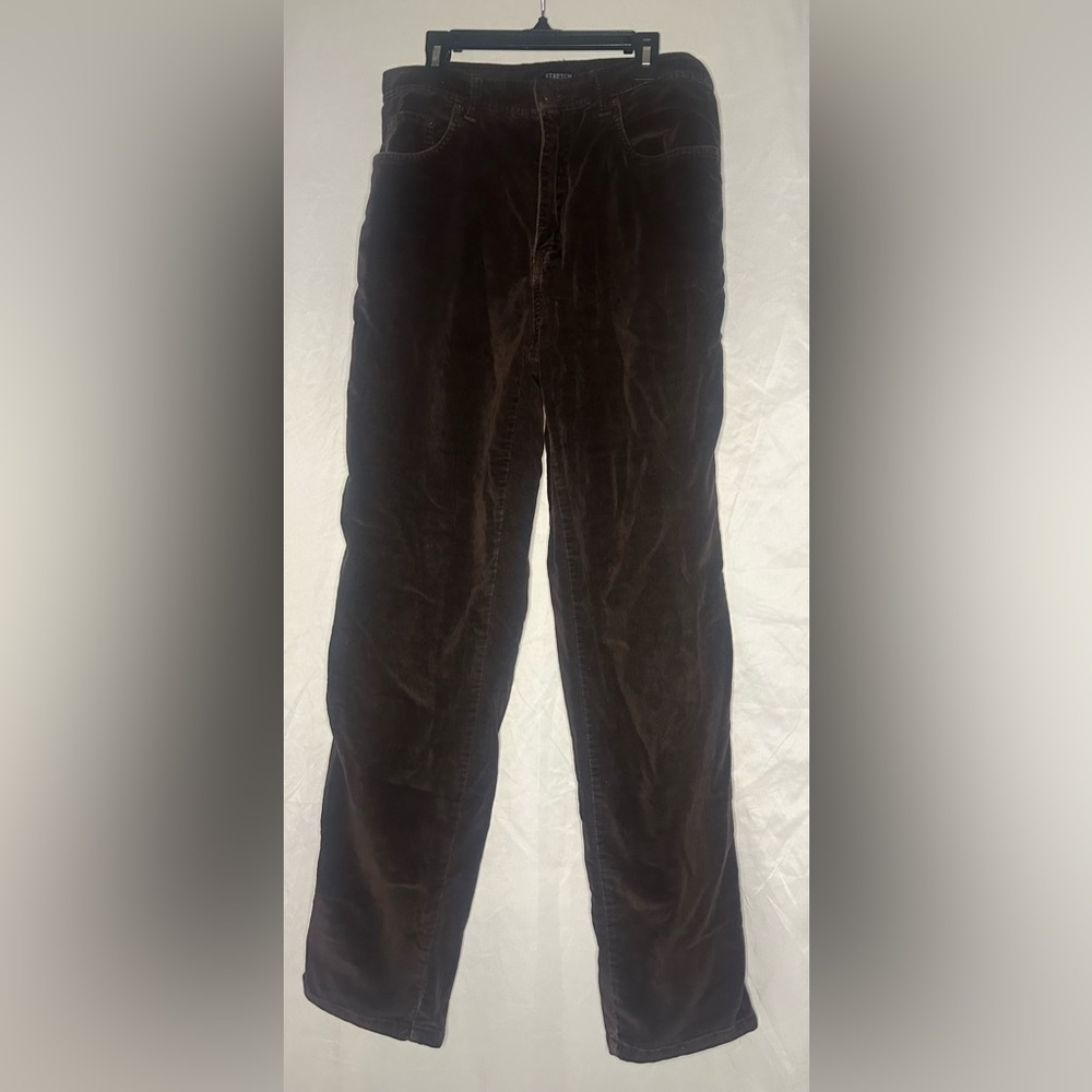 Bill Blass Women  Stretch Brown Pants with Pockets size 6